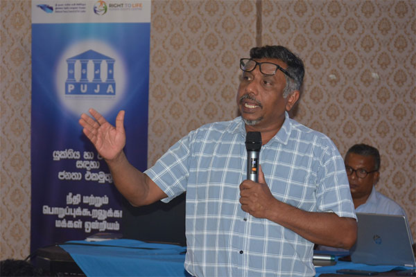 Philip Dissanayake, Executive Director, Right to Life Human Rights Centre